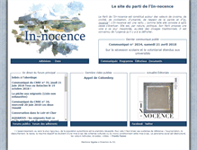 Tablet Screenshot of in-nocence.org
